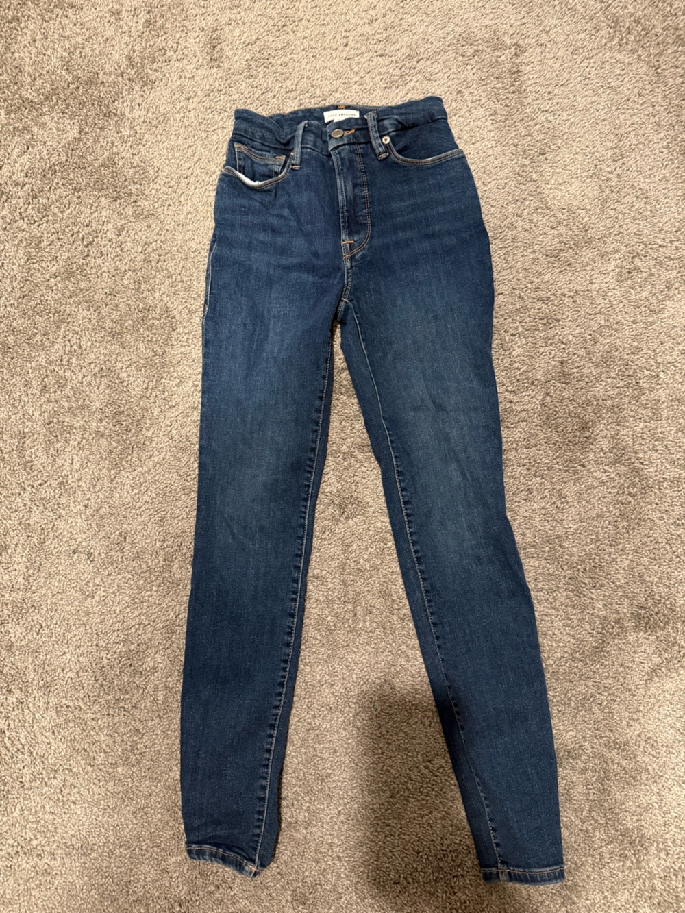 Good American Dark Blue Skinny Jeans